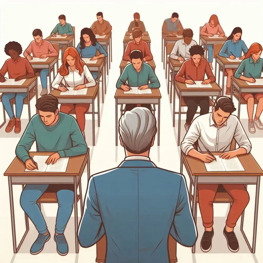 Exam-stress-Students-in-a-classroom-taking-an-exam